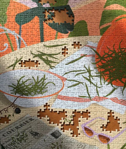 Illustration du puzzle Les haricots verts Jour Férié