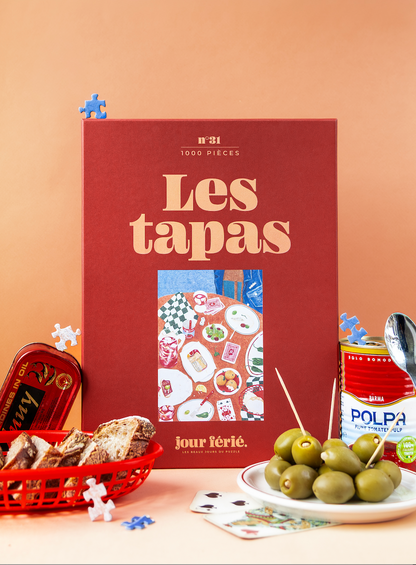 Boîte du puzzle Les tapas de Jour Férié 1000 pièces