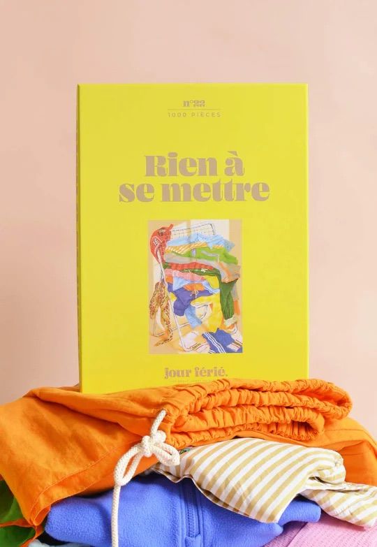 Boîte du puzzle Rien à se mettre 1000 pièces Jour Férié