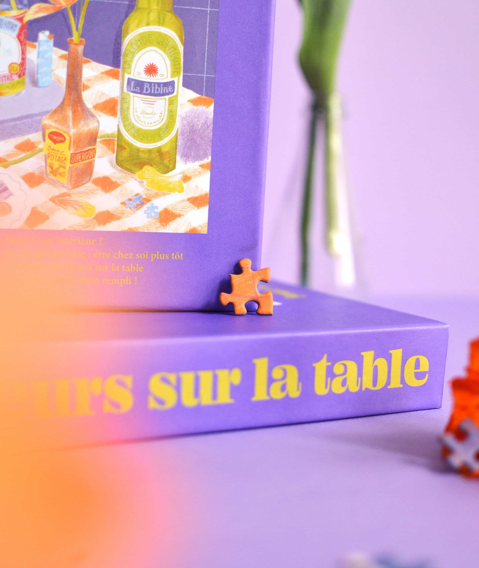 Puzzle 500 pièces Des fleurs sur la table fabriqué en France