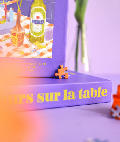 Puzzle 500 pièces Des fleurs sur la table fabriqué en France