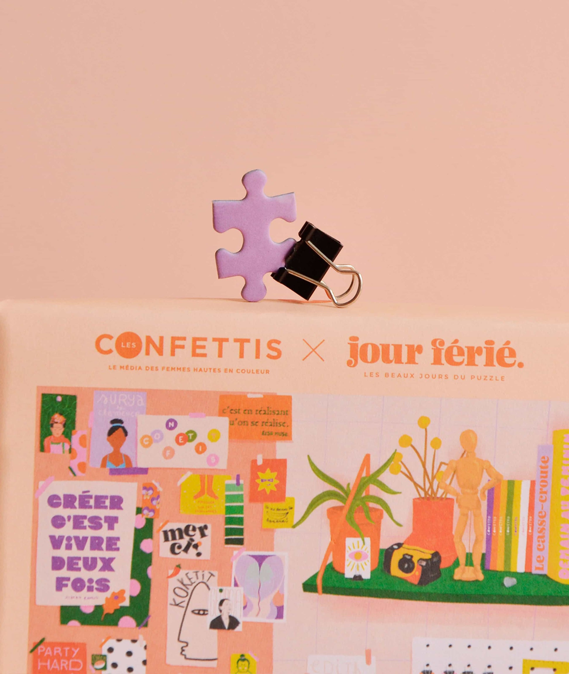 Puzzle 500 pièces Du feutre sur les mains fabriqué en France