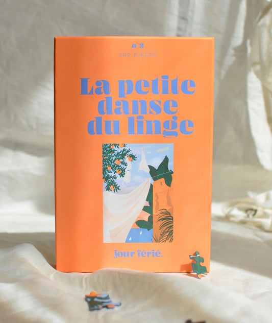Boîte du puzzle La petite danse du linge de Jour Férié 500 pièces