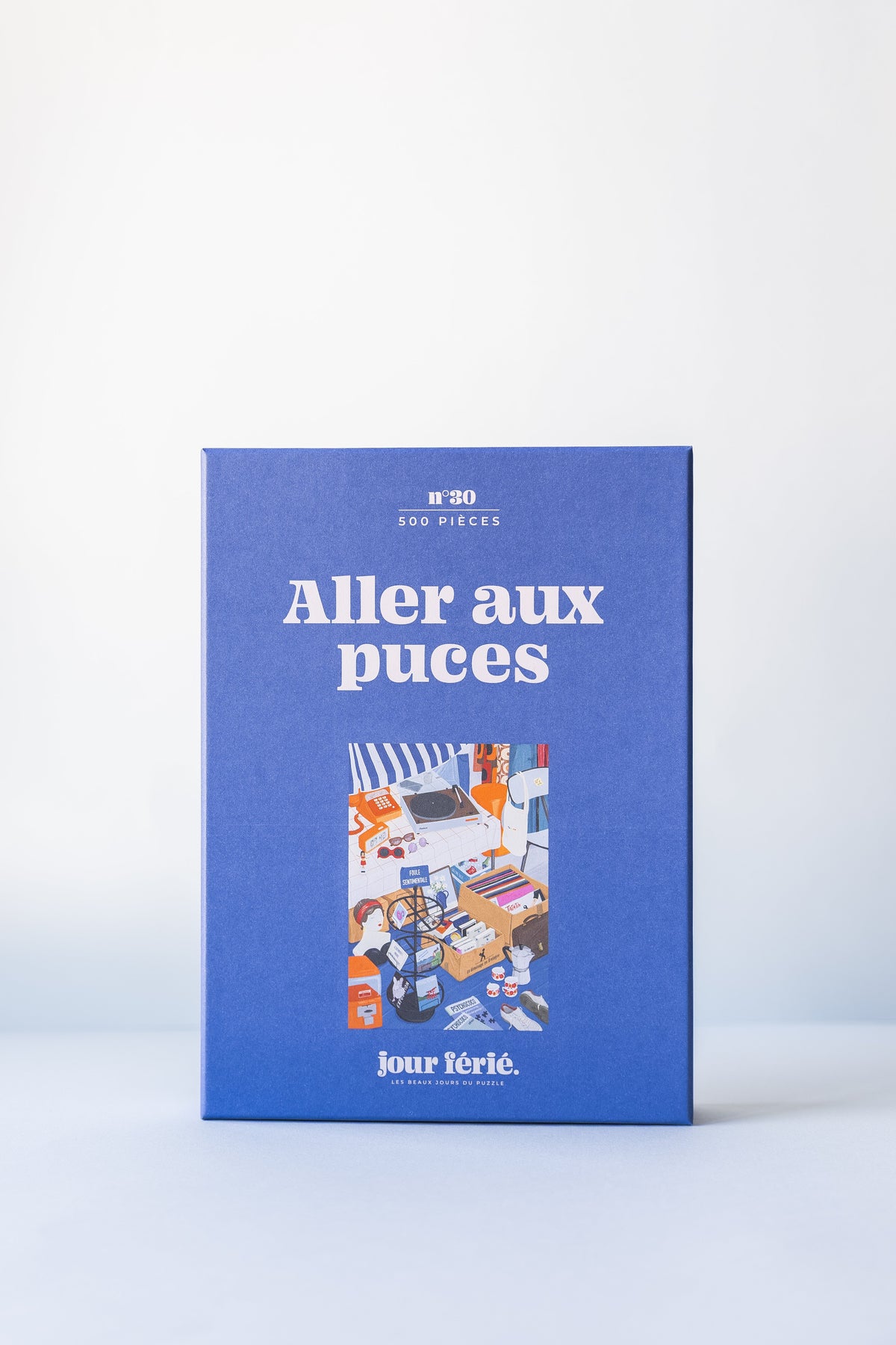 Puzzle Aller aux puces 500 pièces Jour Férié : boite face