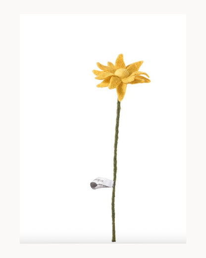 Mini tournesol en laine – vue principale 4:5