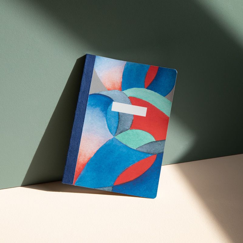Carnet A5 Pacifique Papier Tigre mis en scène dans la lumière