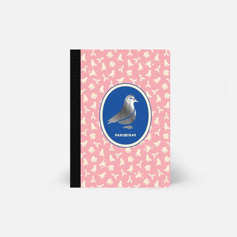 Dos vert et bleu du carnet A5 Pigeon Papier Tigre