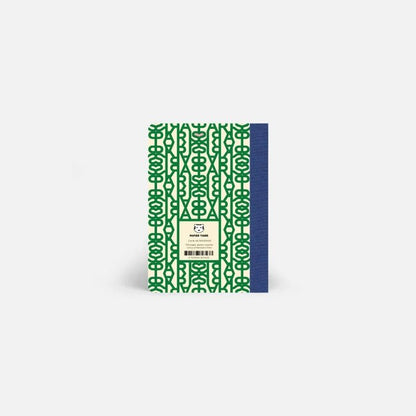 Dos vert du carnet A6 ParisParis Papier Tigre