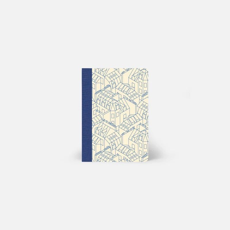 Carnet A6 Toits de Paris ligné Papier Tigre vue de face