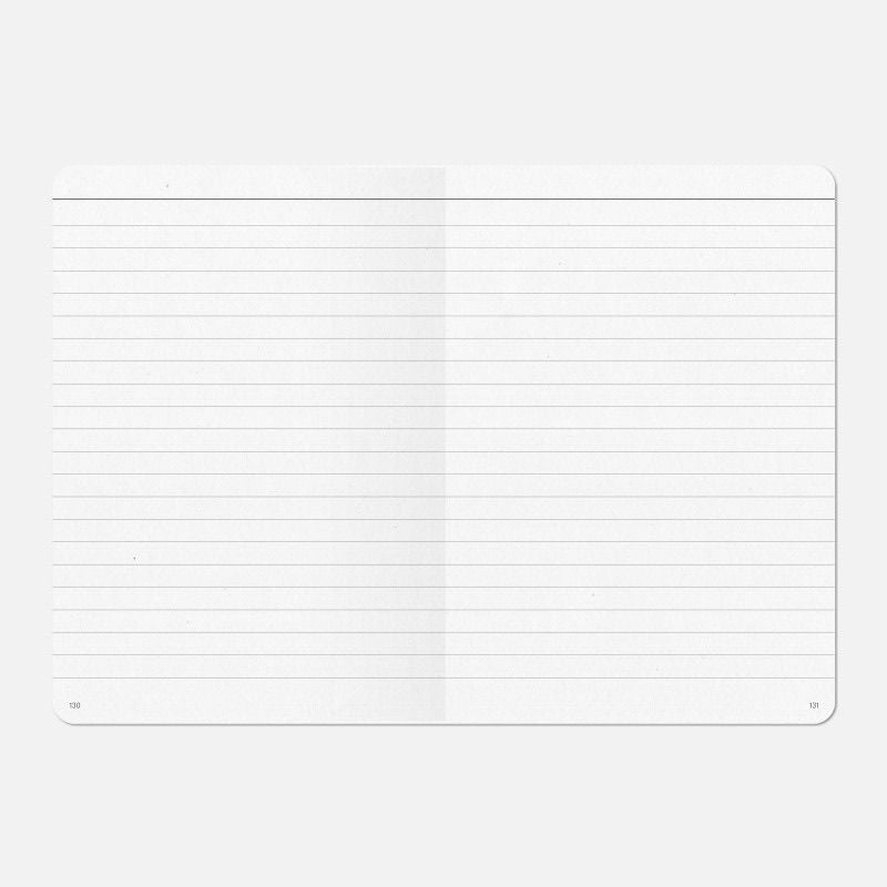 Pages lignées blanches du carnet A6 Toits de Paris Papier Tigre
