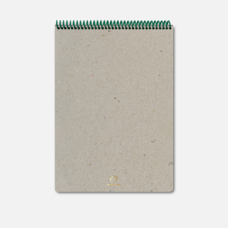 Dos du carnet Mushi A4 Papier Tigre