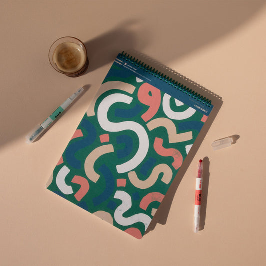 Carnet à dessin et peinture Mushi A4 Papier Tigre avec feutres et crayons