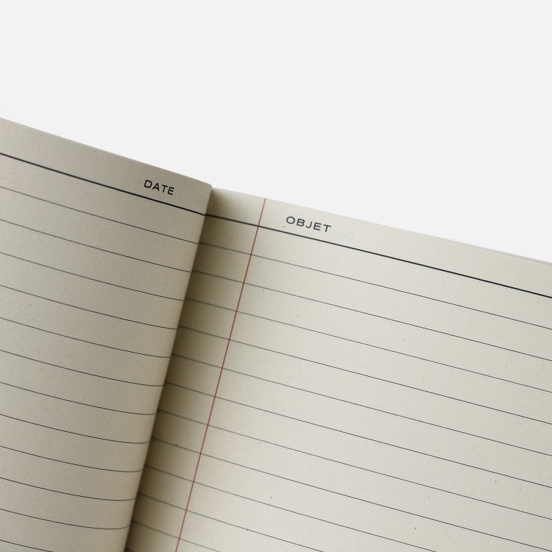 Pages lignées du carnet Élysée Cocorico Papier Tigre