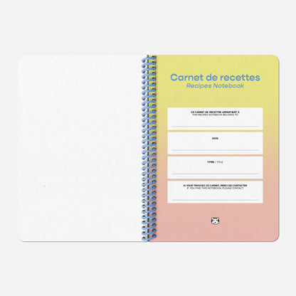 Pages intérieures du carnet de recettes Papier Tigre vue 3