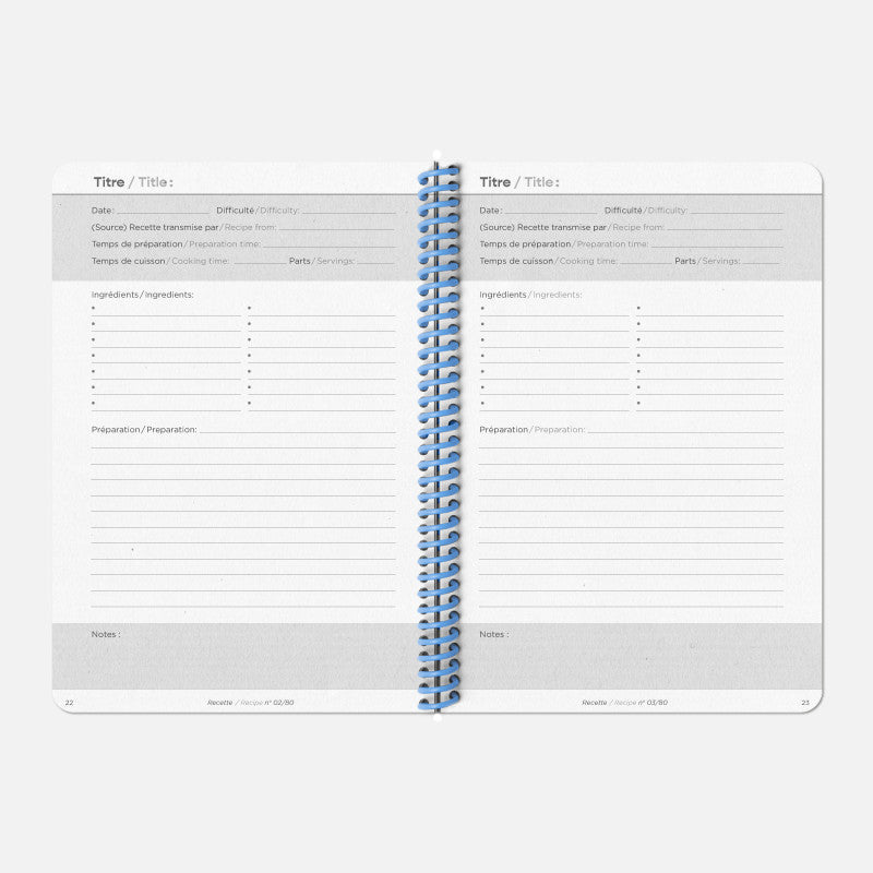 Pages pratiques du carnet de recettes Papier Tigre vue 4