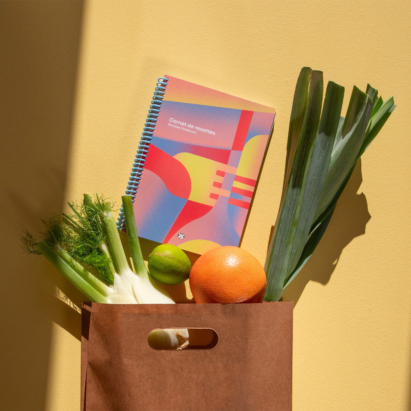 Carnet de recettes Papier Tigre ouvert vue 5
