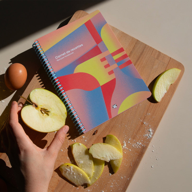 Carnet de recettes A5 Papier Tigre ouvert vue 9