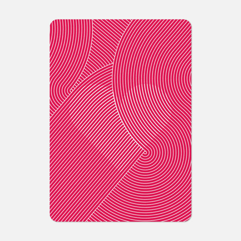 Carte A6 Cœur Circuit Papier Tigre vue de face