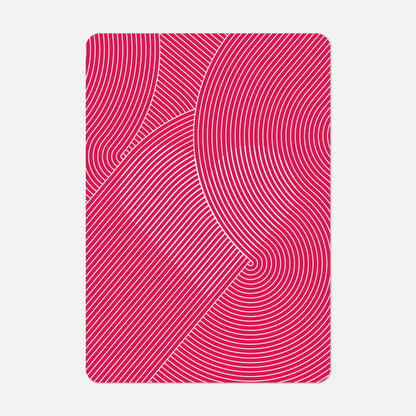 Carte A6 Cœur Circuit Papier Tigre vue de face