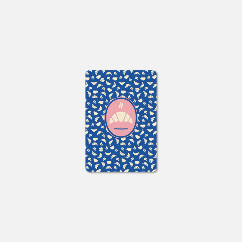 Carte A6 Croissant Papier Tigre vue de face