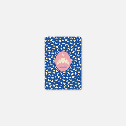 Carte A6 Croissant Papier Tigre vue de face