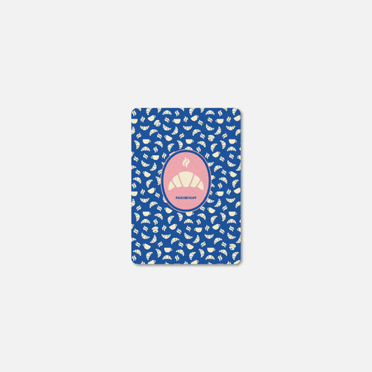 Carte A6 Croissant Papier Tigre vue de face