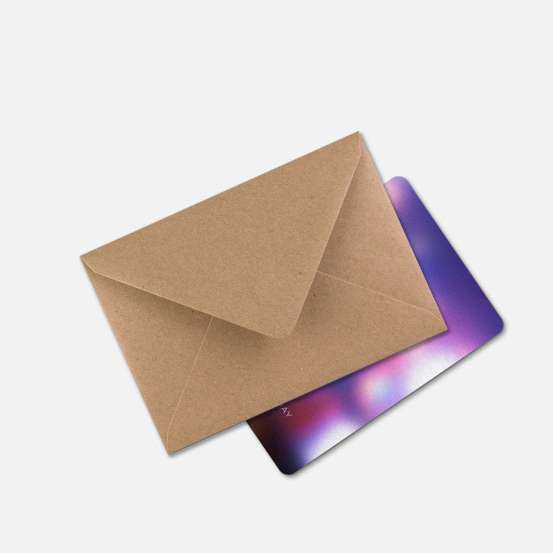 Enveloppe kraft incluse avec la carte Happy Birthday Urban Papier Tigre