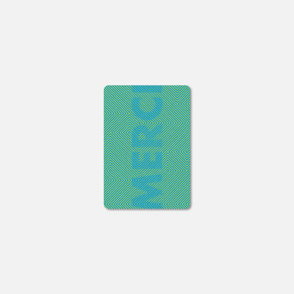 Carte A6 Merci Cinétique Papier Tigre vue de face