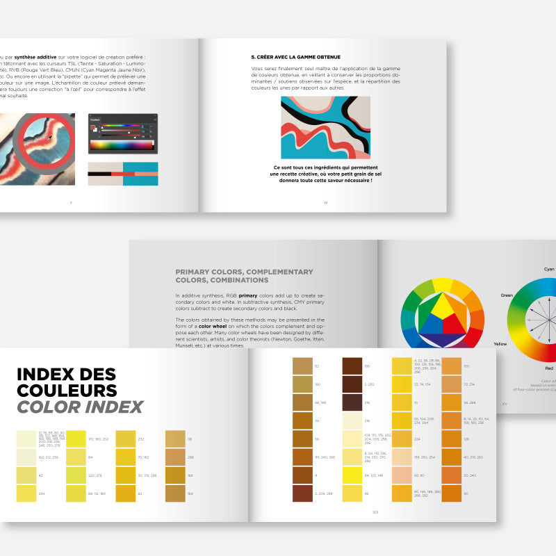 Index des couleurs du livre Color Inspiration Volume 2 Papier Tigre