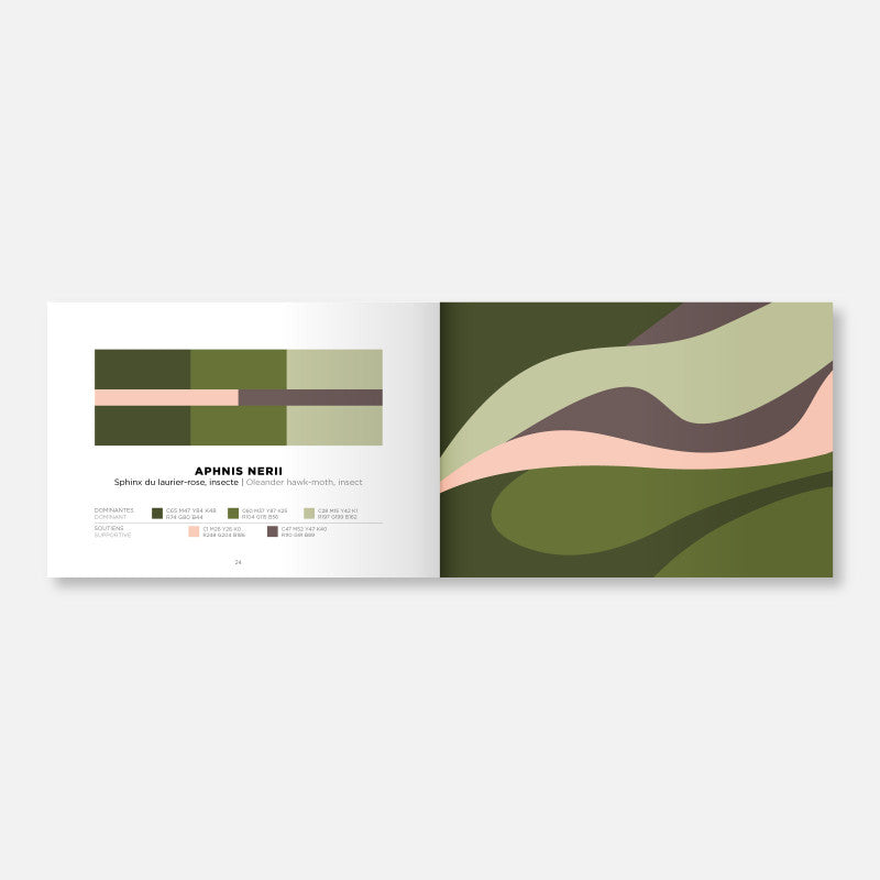 Palette Aphis Nerii dans Color Inspiration Volume 2 Papier Tigre