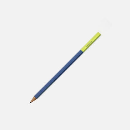 Crayon à papier bleu et jaune Papier Tigre vu en entier