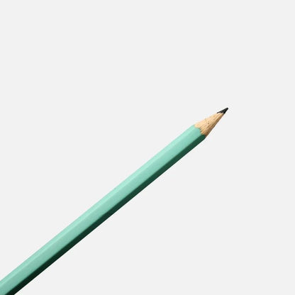 Détail de la mine du crayon vert et brique Papier Tigre