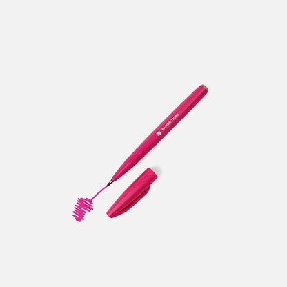 Feutre Sign Pen rose Papier Tigre ouvert avec exemple de tracé