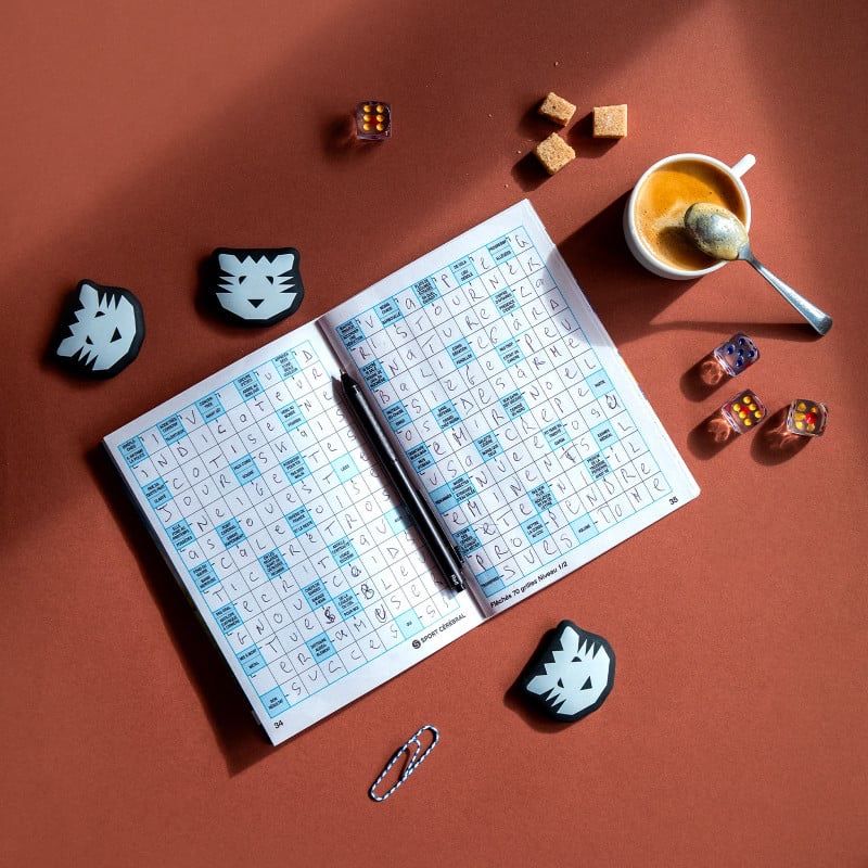 Gomme Tigre Papier Tigre mise en scène avec un carnet