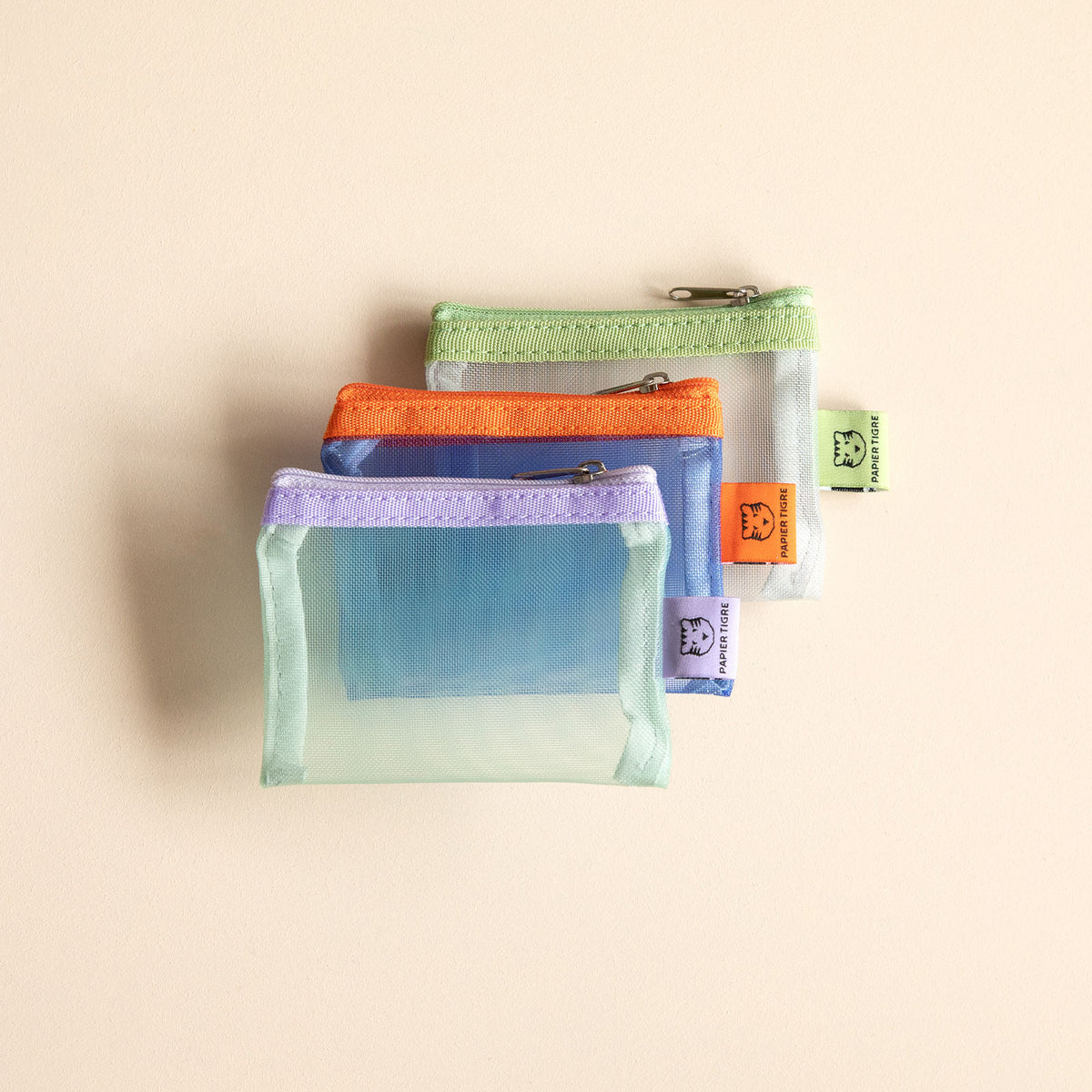 Pochette Mesh XS Papier Tigre, vue produit 6