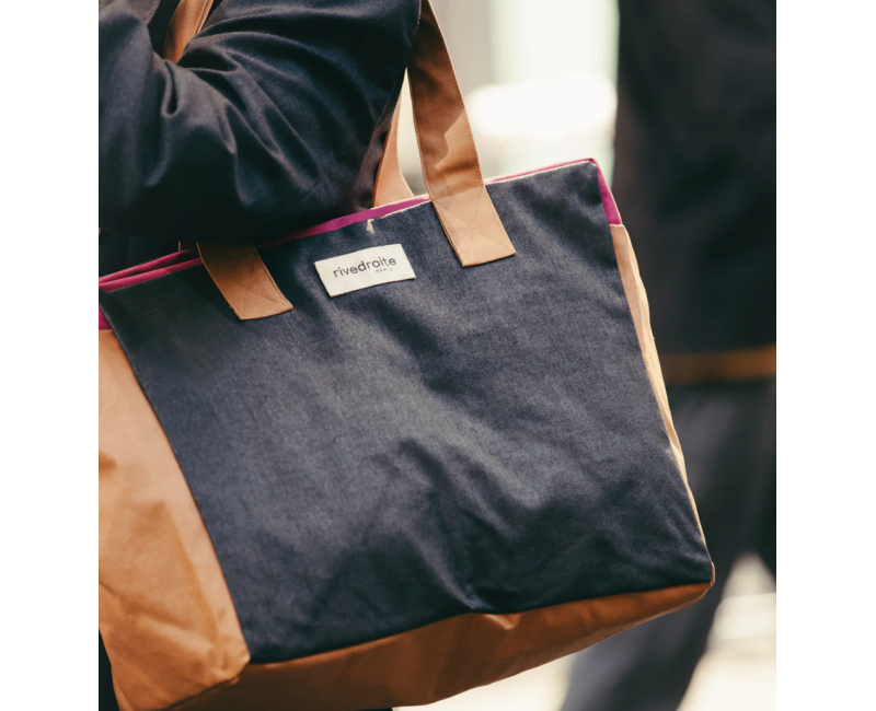 Sac Célestins Rive Droite coton ciré Brooklyn - vue 3