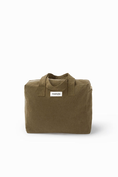 Sac Célestins Rive Droite coton recyclé kaki Military green - vue 5