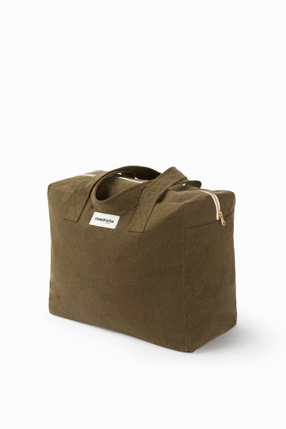 Sac Célestins Rive Droite coton recyclé kaki Military green - vue 6