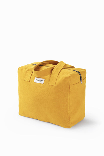 Sac Célestins Rive Droite coton recyclé moutarde Mustard - vue 2