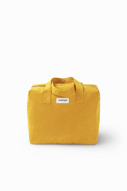 Sac Célestins Rive Droite coton recyclé moutarde Mustard - vue 3