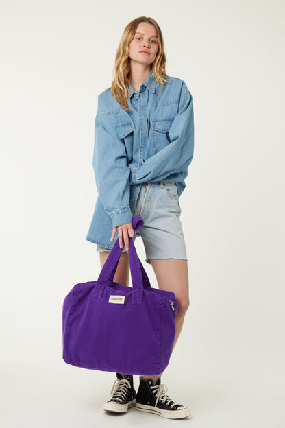 Sac Célestins Rive Droite sergé de coton Malibu Purple - vue 2