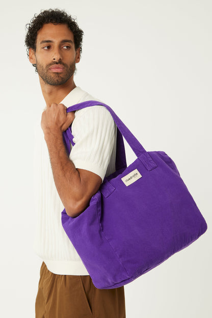 Sac Célestins Rive Droite sergé de coton Malibu Purple - vue 3