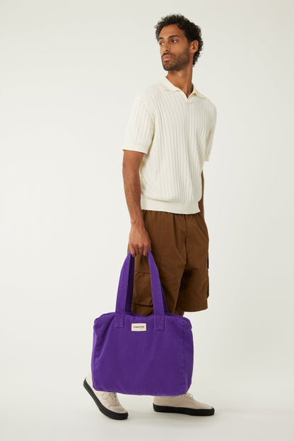 Sac Célestins Rive Droite sergé de coton Malibu Purple - vue 4