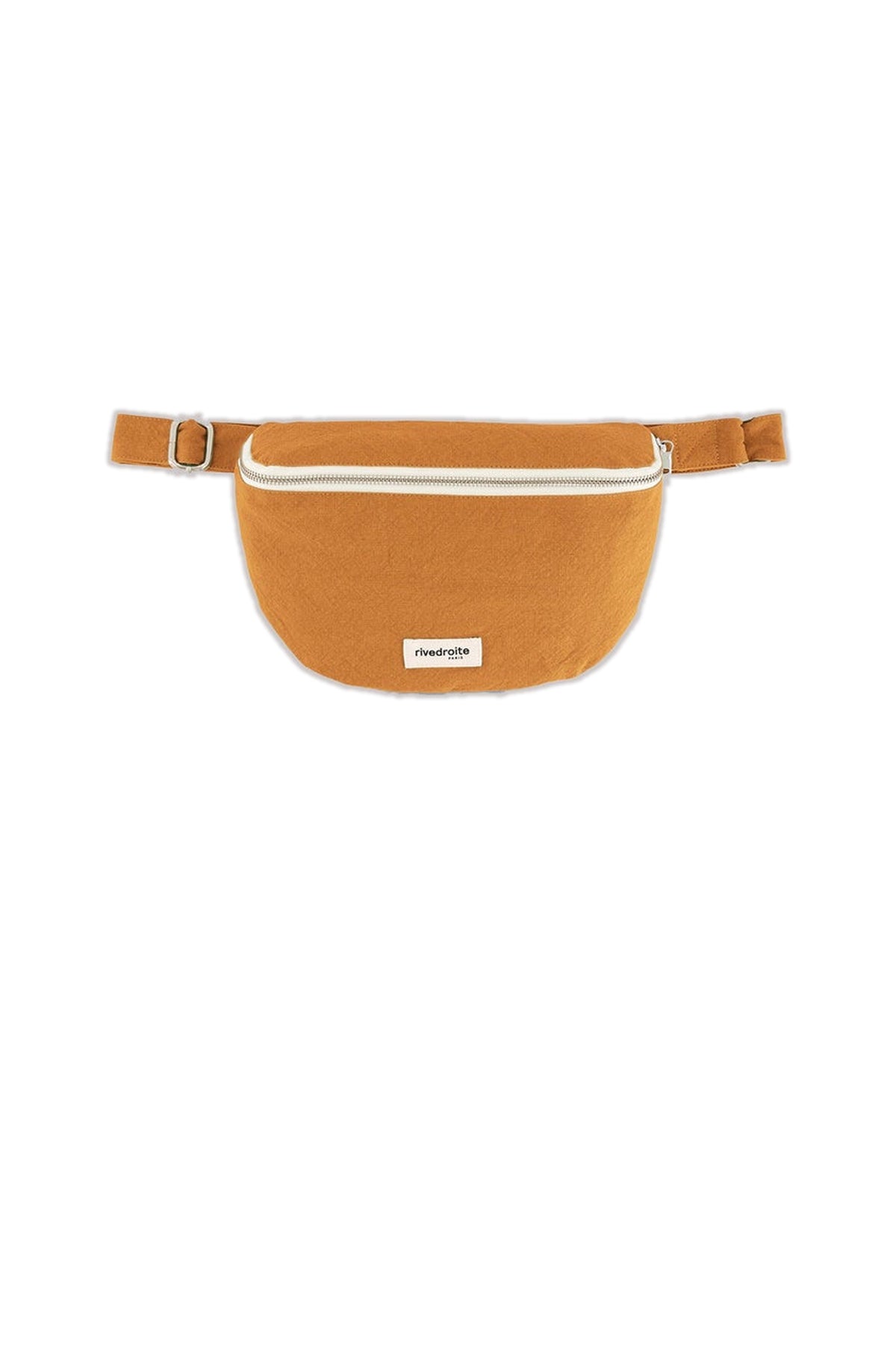 Sac banane Custine coton recyclé Rive Droite - Tumeric Orange - vue principale