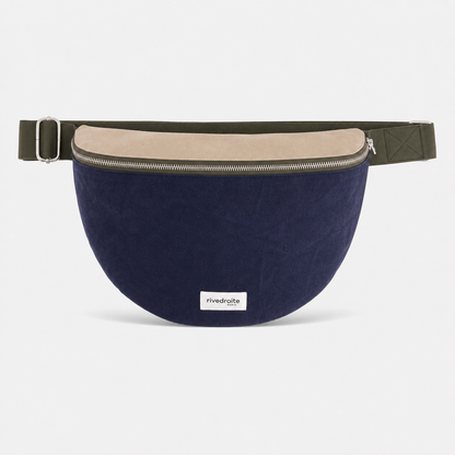 Sac banane Custine XL Rive Droite coton ciré Bronx - packshot