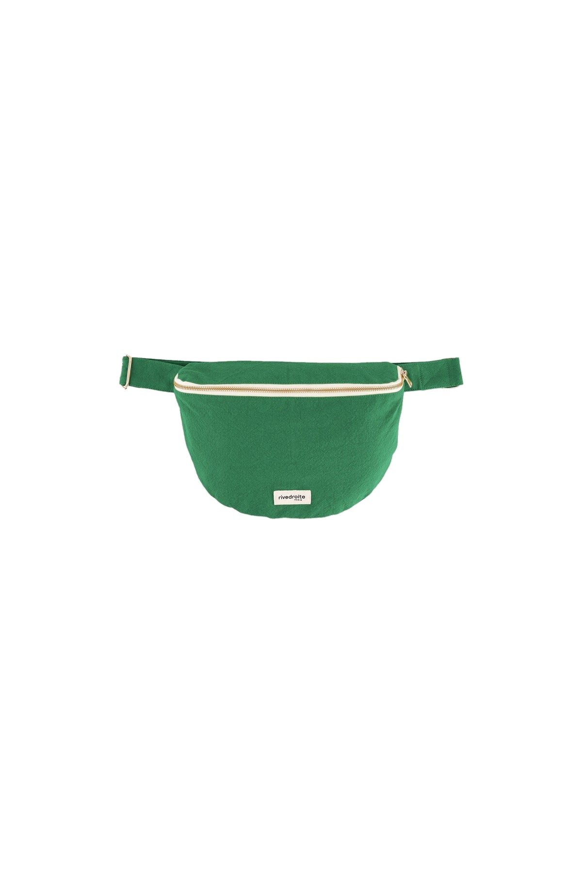 Sac banane Custine XL coton recyclé Rive Droite - Palm Green - vue principale