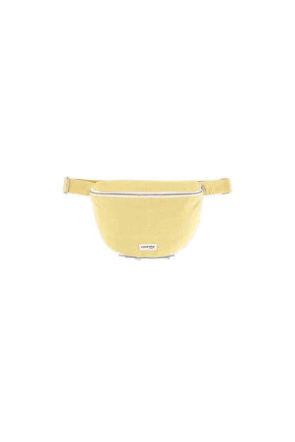 Sac banane Custine XL coton recyclé Rive Droite - Yellow Here Comes The Sun - vue principale