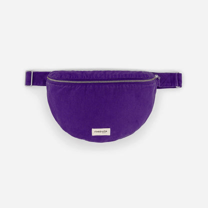 Sac banane Custine XL sergé de coton Rive Droite - Malibu Purple - packshot