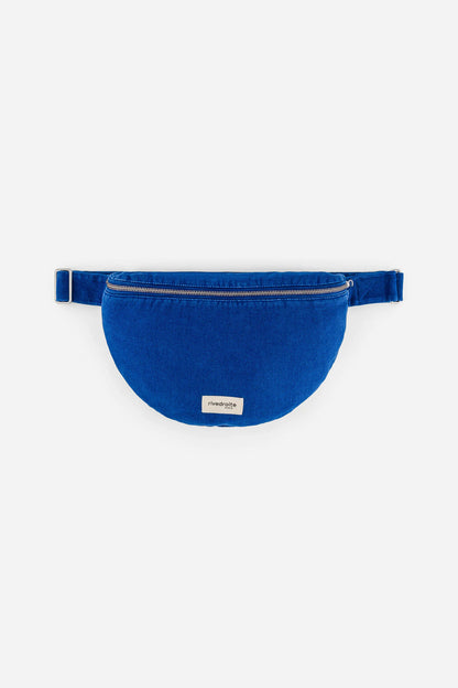Sac banane Custine XL sergé de coton Rive Droite - Venice Blue - packshot