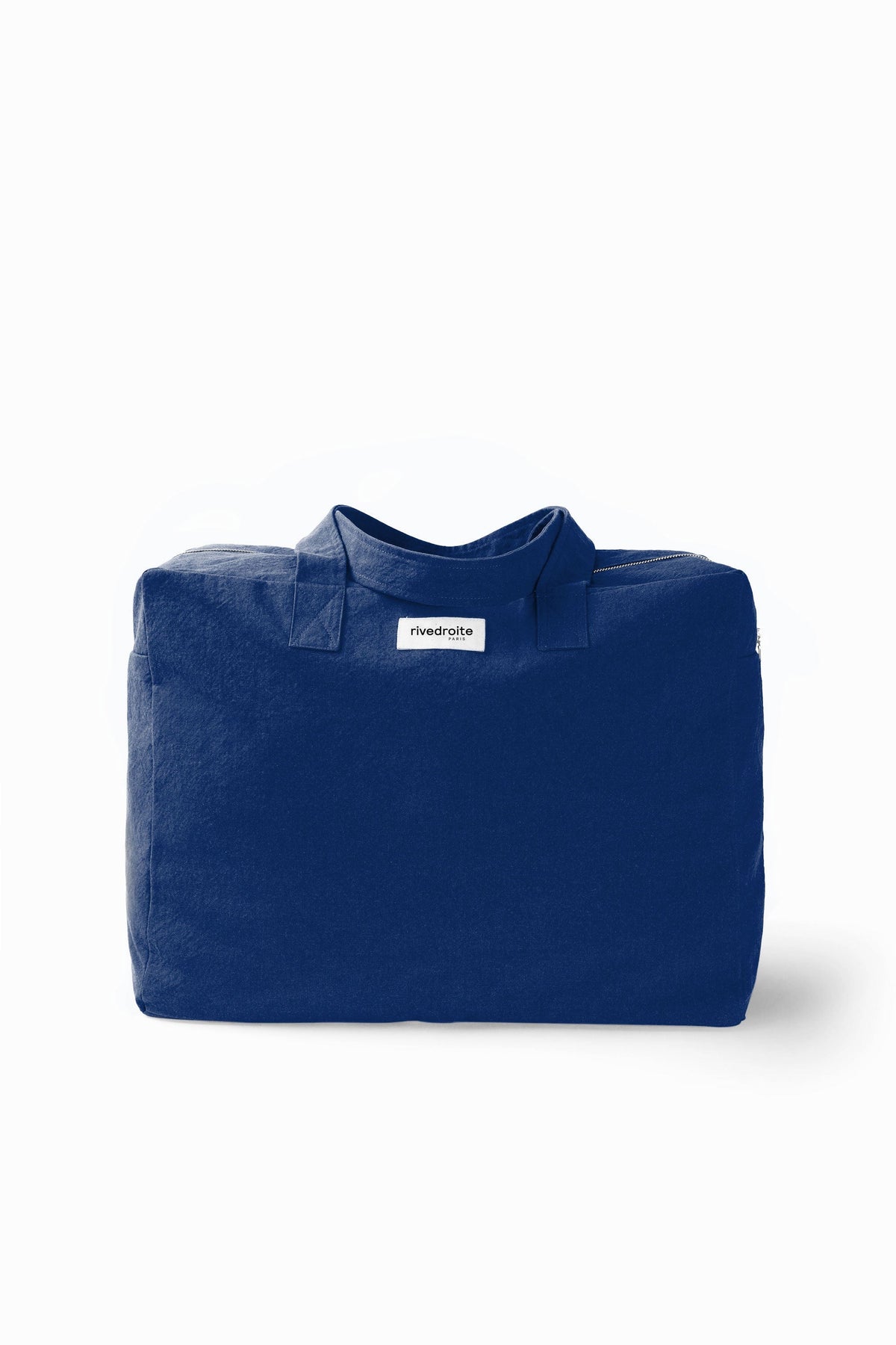 Sac Elzévir Rive Droite coton recyclé bleu nuit Midnight blue - vue principale